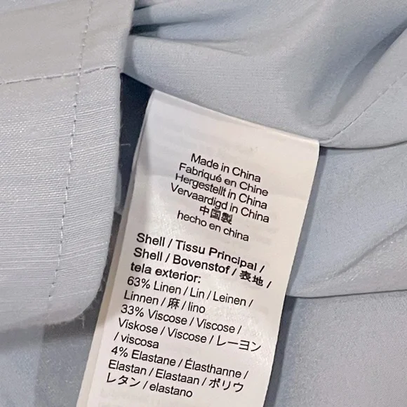 J.Crew NWT Stretch viscose/linen blend button front lined mini dress sz 16 BK977 - Picture 4 of 11